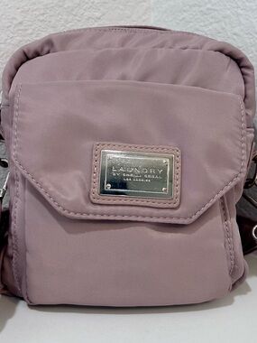 Laundry by Shelli Segal Nylon Crossbody Bag Adjustable Strap - Mauve
